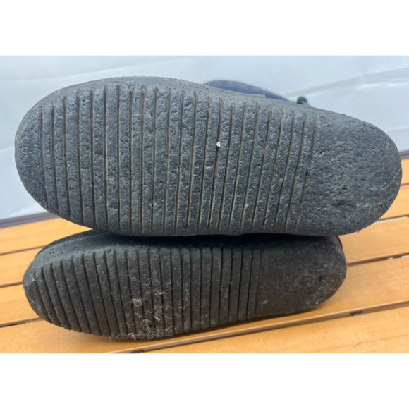 VTG Steger Mukluks Moosehide Canvas Outer Wool Liner Black Snow Winter Boot 9 - Picture 9 of 10